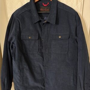 Robert Graham Men's Deep Blue Shirt Jacket